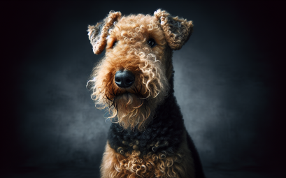 Airedale terrier le roi des terriers avec une forte personnalite