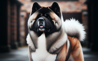 Akita americain le chien puissant au coeur protecteur