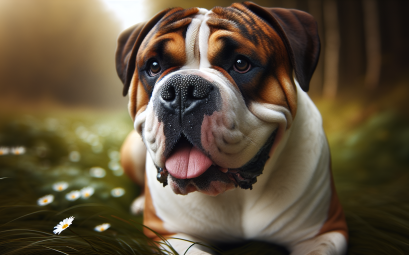 Bouledogue americain un chien puissant et protecteur avec un grand coeur