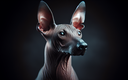 Chien nu mexicain xoloitzcuintle un chien ancien sans poils et intriguant