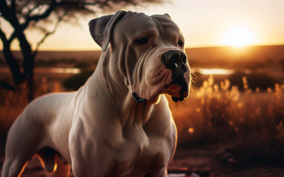 Dogue argentin le chien majestueux protecteur et pret a defendre