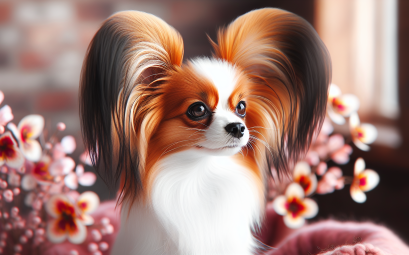 Epagneul nain continental papillon le petit chien elegant et vivace aux oreilles imposantes
