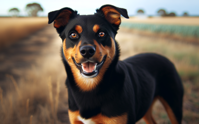 Kelpie australien le chien de berger energique et competent