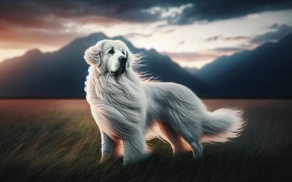 Le kuvasz hongrois un chien de garde majestueux et devoue