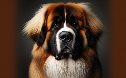 Leonberger le chien de taille geante et au coeur douloureux