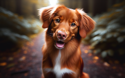 Retriever de la nouvelle ecosse un chien de chasse agile et loyal