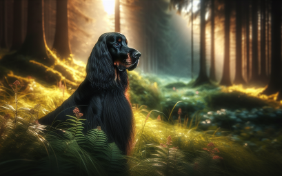 Setter gordon le chien de chasse au charisme imposant