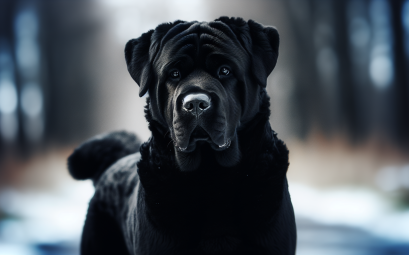 Terrier noir russe un chien imposant au coeur loyal et protecteur